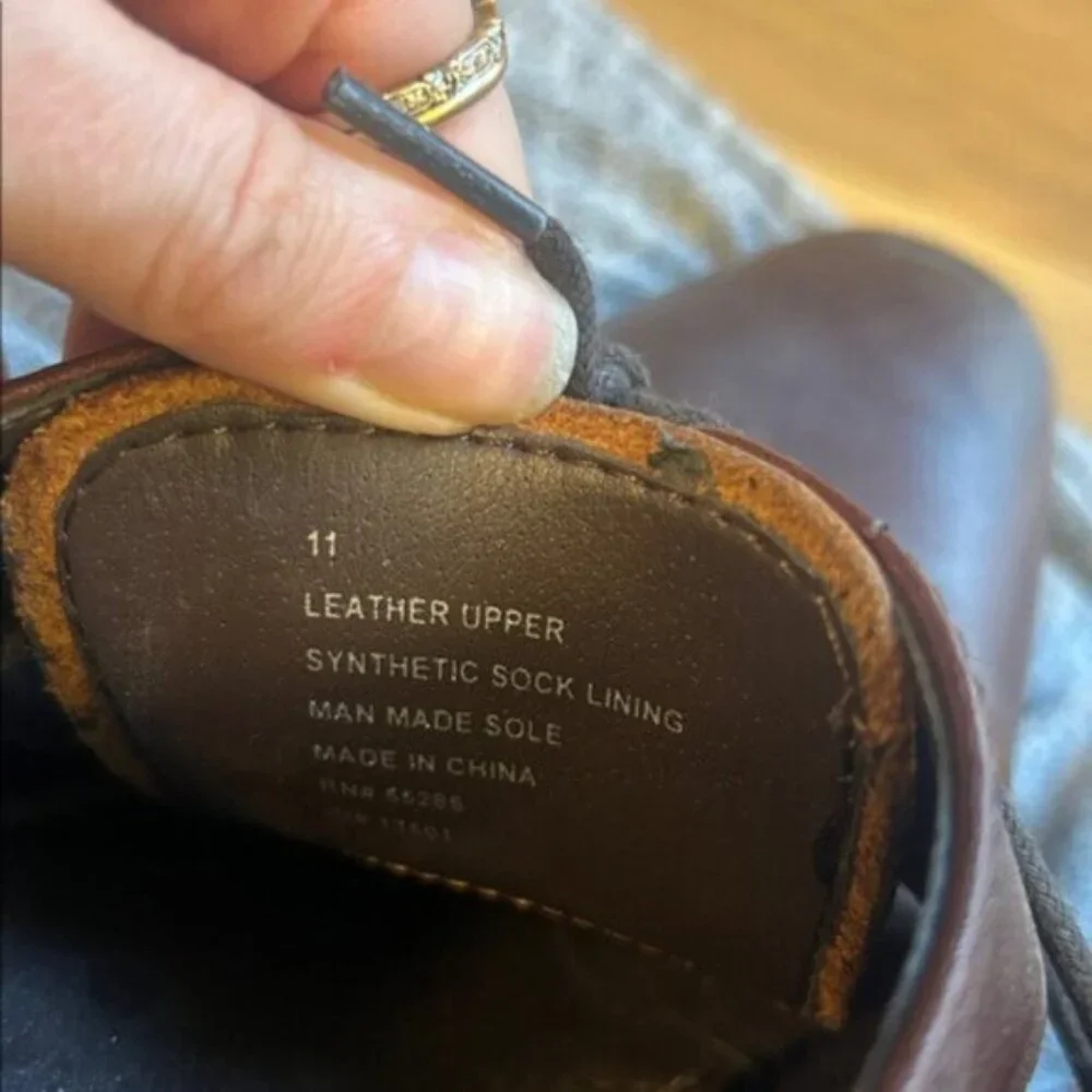 Express Dark Brown Men's Oxfords